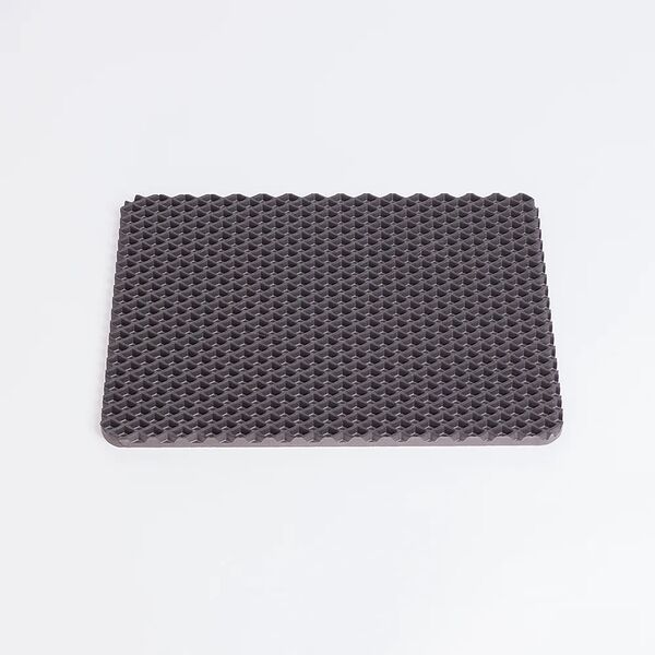 Коврик под миску для кошек и собак, 27х36 см, серый