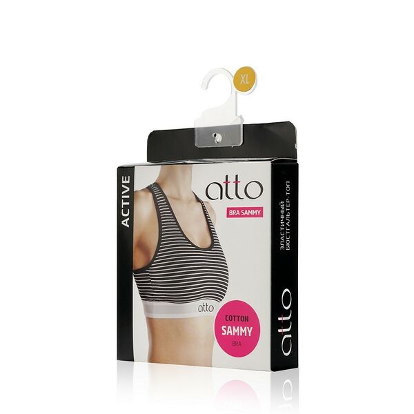 Женский бюстгальтер Atto черный XL