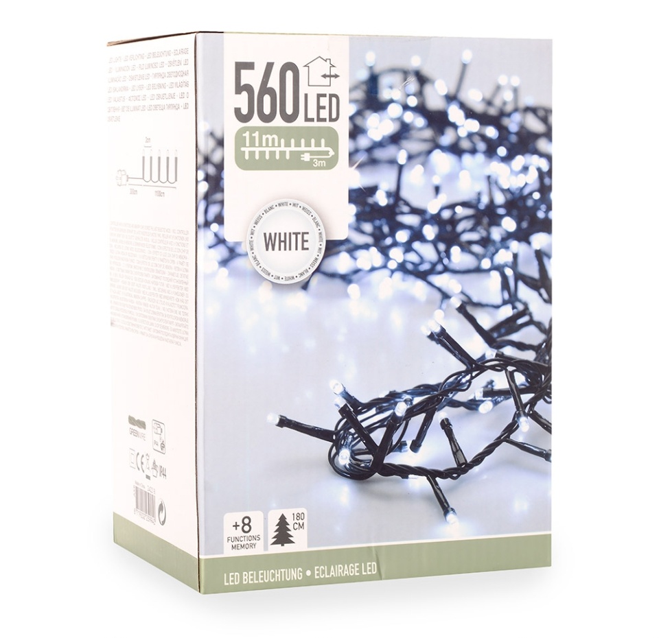 

Гирлянда елочная электрическая с лампами led, 560 ламп напряж. 220-240 в Koopman International B.V. Китай Ax8510010