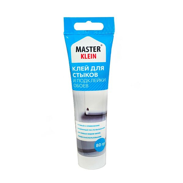 Клей для стыков и подклейки обоев MASTER KLEIN, 80 г