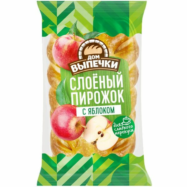 Слоёный пирожок Дом выпечки яблоко