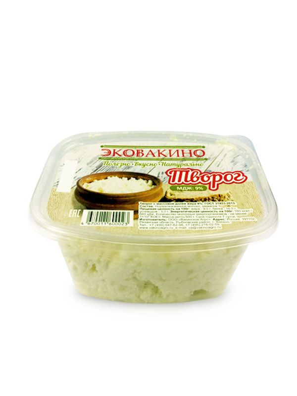 

Творог Эковакино 9% 300 г