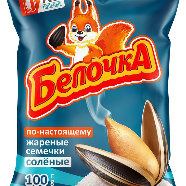 Семечки Белочка жареные соленые Белочка XL 100 г