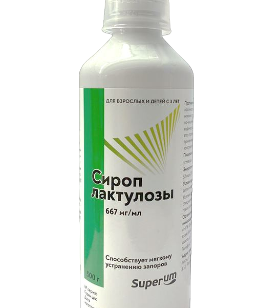 Superum Лактулоза сироп 667 мг/мл 500 мл