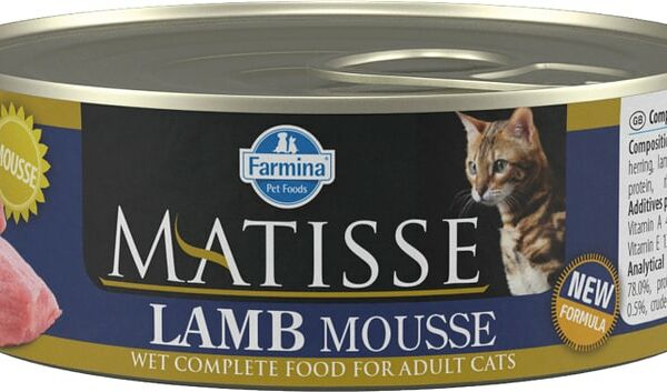 Влажный корм для кошек Farmina Matisse мусс с ягненком 85г