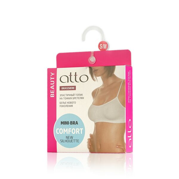 Женский бюстгалтер Atto эластичный , Черный S - M