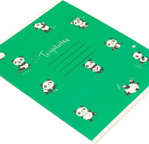 Тетрадь ученическая ПЗБМ Зверята ребятам А5 в линейку, 12 листов