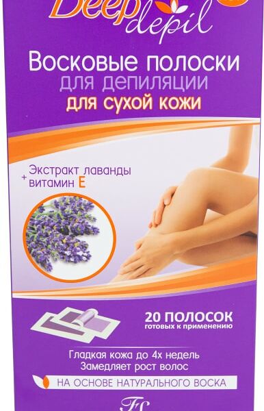 Полоски для депиляции Floresan Deep depil для сухой кожи 20шт