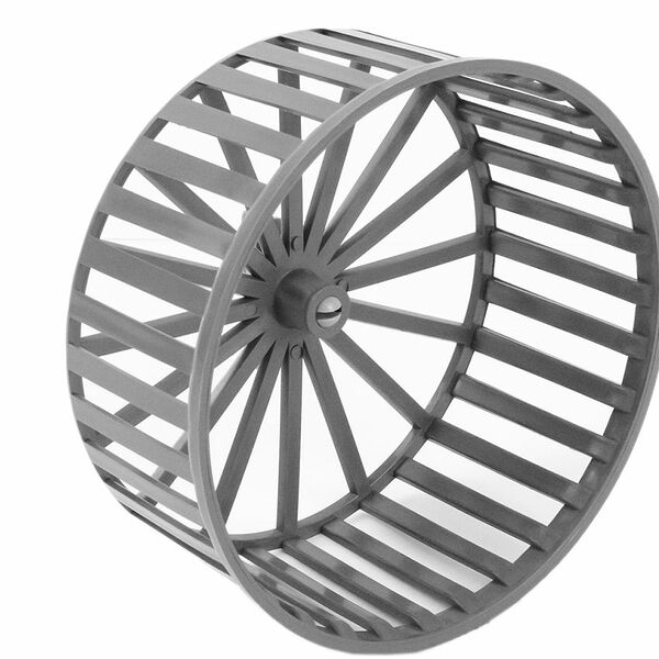 HOMEPET Колесо для грызунов без подставки пластиковое серое d14см