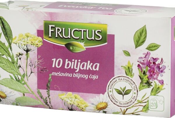 Чай травяной Fructus 10 растений 20*1.5г