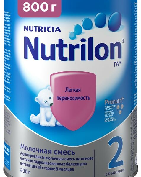 Смесь Nutrilon молочная 2 с 6 месяцев 800г