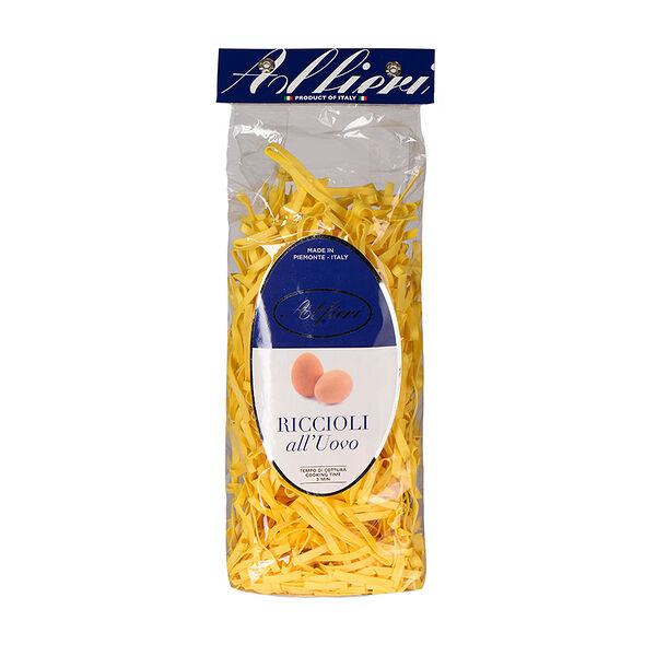 Макаронные изделия Riccioli all uovo яичные из твёрдых сортов пшеницы, Alfieri