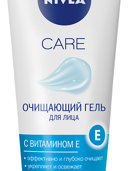 Гель для лица Nivea Care Очищающий с витамином Е