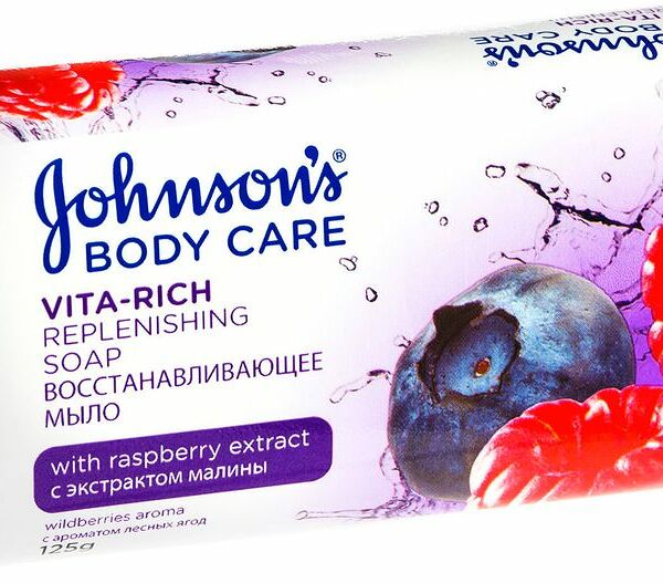 Мыло Johnson's Body Care Vita-Rich Восстанавливающее Малина и лесные ягоды