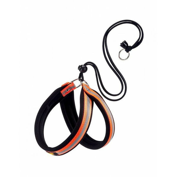 Ferplast Agila Reflex 3 эргономичная светоотражающая шлейка для собак до 7 кг (1,5см/42-50 см) оранжевая