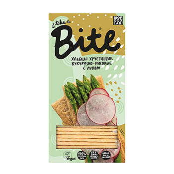 Хлебцы кукурузно-рисовые Take a Bite хрустящие с луком