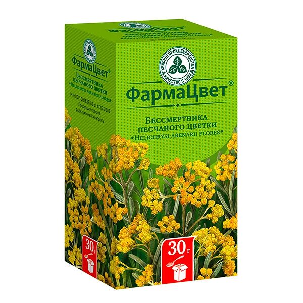 Бессмертника песчаного цветки 30 г