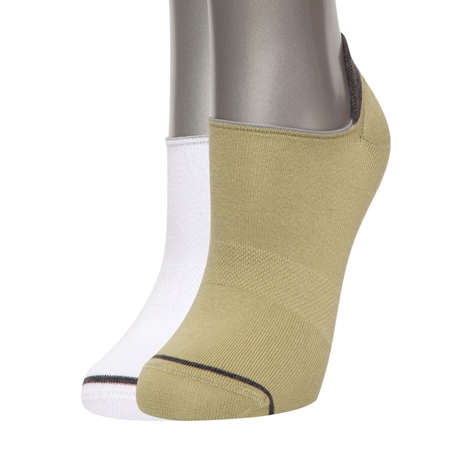 

Носки unisex Askomi au-4015 цвет хаки/белый р.25 (39-42) 2 пары, Россия