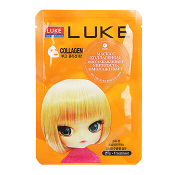 Luke маска для лица с коллагеном 21 г 1 шт