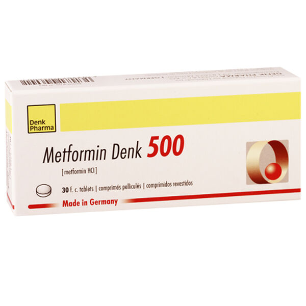 Метформин Денк DHT 500мг N30