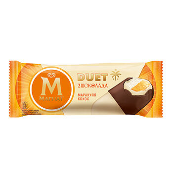 Мороженое Магнат Duet эскимо 2 шоколада маракуйя-кокос