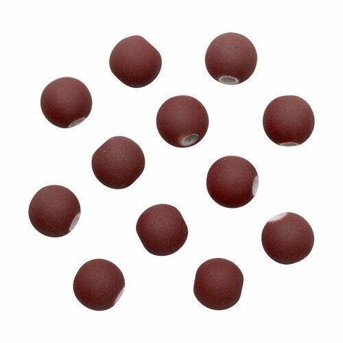 Бусины матовые, 8мм, 20гр.(045 какао)