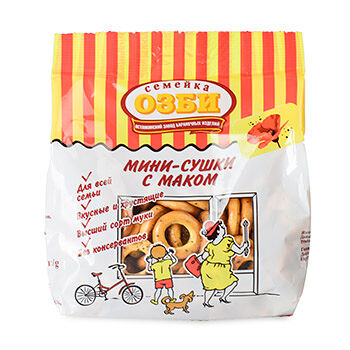 Мини-сушки Семейка Озби с маком