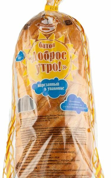 Батон КотовскХлеб Доброе утро нарезка 400г
