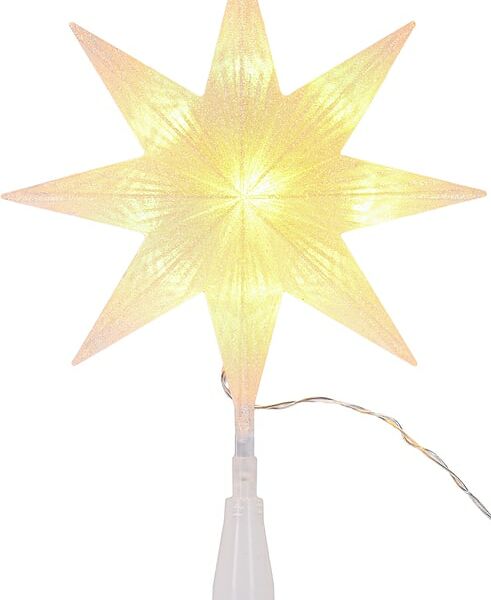 Верхушка на елку Vegas Звезда 8-конечная 22*5.5*30см