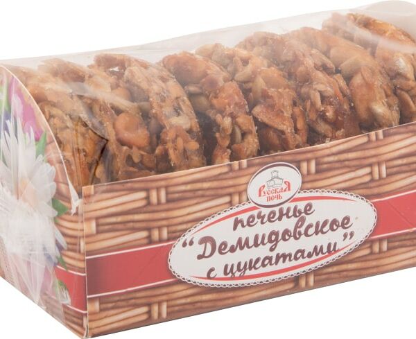 Печенье Русская Печь Демидовское с цукатами 220г