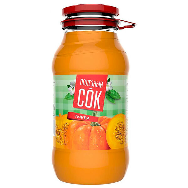 Сок полезный сок 1.8 л тыквенный ст/б