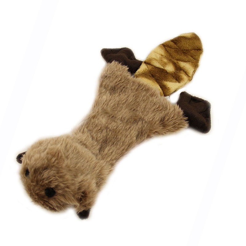 

Мягкая игрушка для собак Triol Бобер с двумя пищалками 25 см