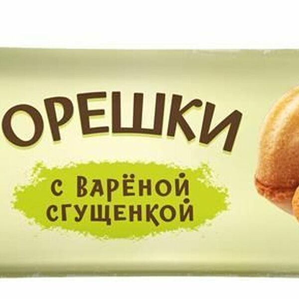 Печенье Свитлогорье Орешки с вареной сгущенкой, 60 г