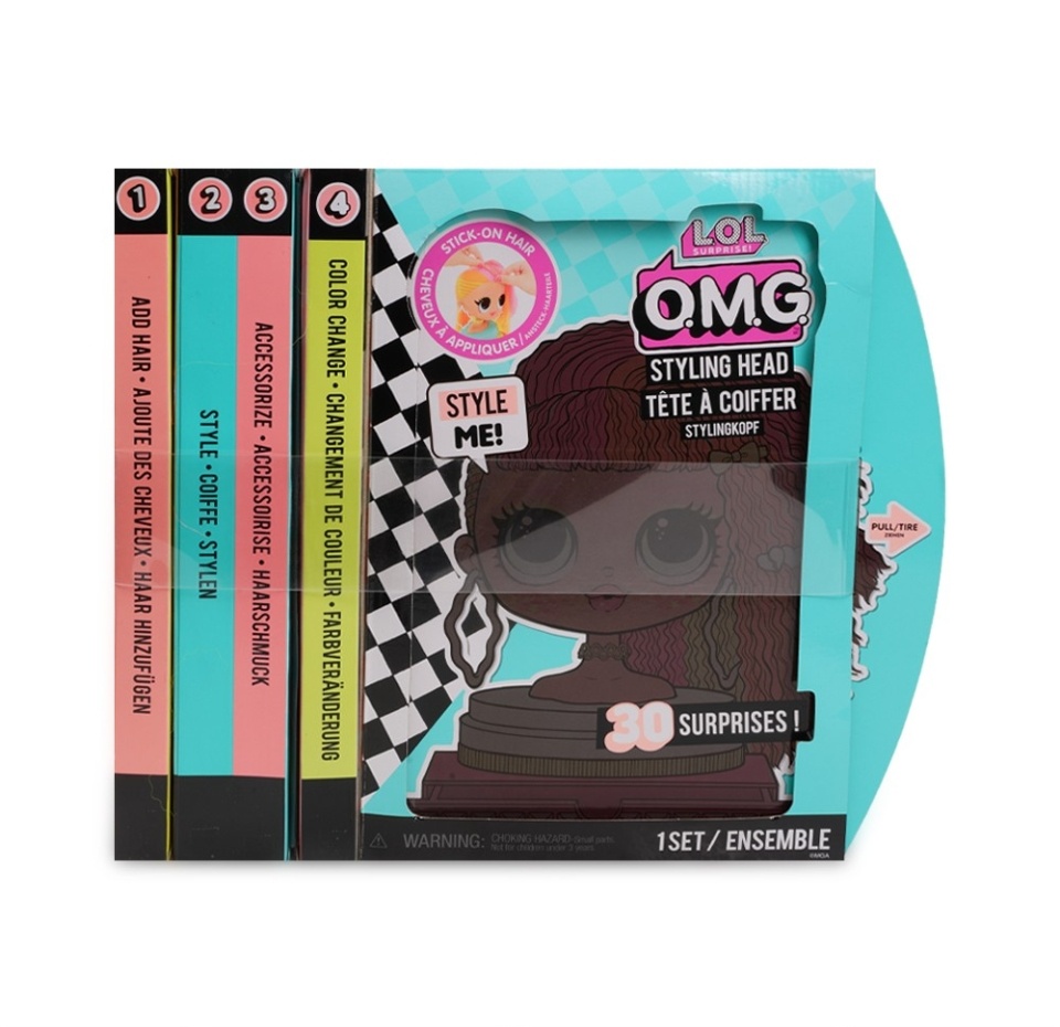 

Игровой набор Голова для моделирования причесок L.o.l. lil outrageous littles, Китай