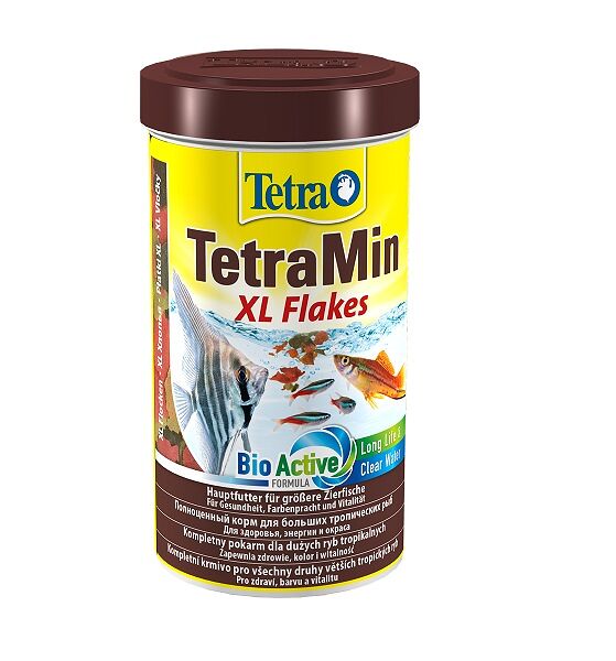 TetraMin XL (крупные хлопья) 1л Основной корм для всех видов аквариумных рыб
