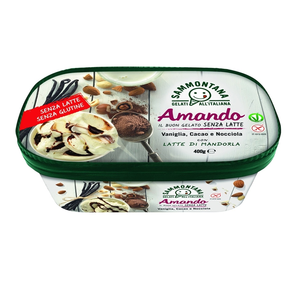 

Мороженое Sammontana Amando «Ванила-какао-ночиола», 400 г