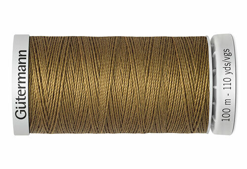 724033 Нить Extra Strong M 782 суперкрепкая, 100м, 100% п/э Gutermann(887 бежево-горчичный)