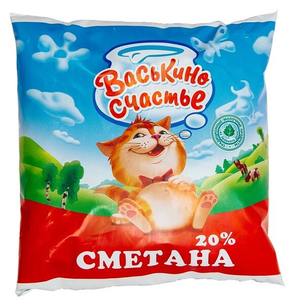 Сметана Васькино счастье 20%