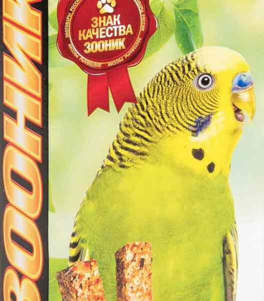 Зерновые палочки для волнистых попугаев фруктовые Зооник, 2 шт.