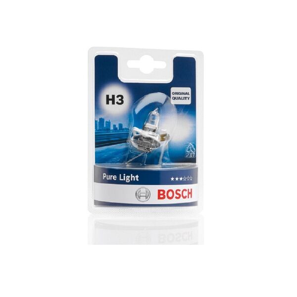 Лампа галогеновая H3 BOSCH, 1шт. Блистер