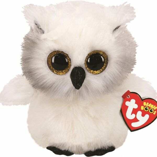 36305 Игрушка мягконабивная Сова SNOWY серии 'Beanie Boo's' 15 см