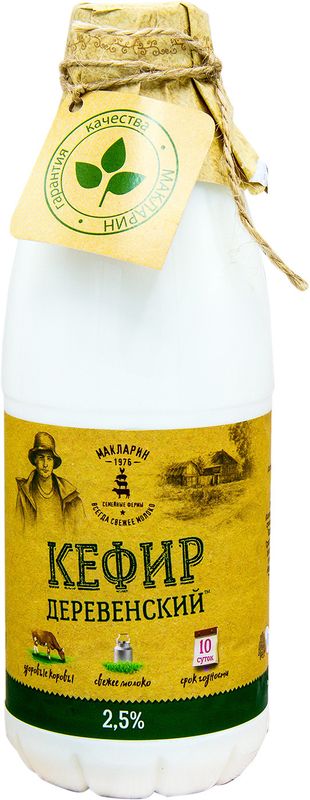 

Кефир Деревенский Макларин 2.5% 900 г