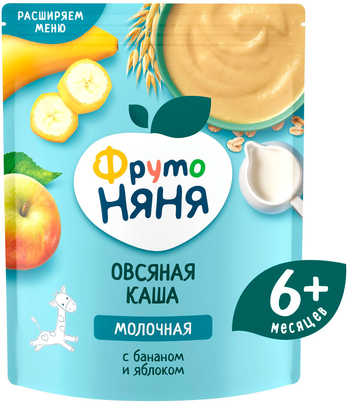 

Каша ФрутоНяня Овсяная Банан яблоко