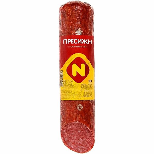 Колбаса Останкино Престиж сырокопченая полусухая 250 г