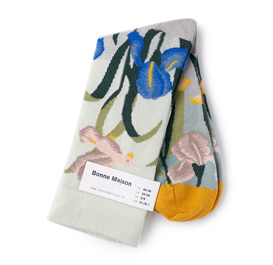 

Носки женские Iris Bud высокие, Bonne Maison, размер 36/38, Португалия