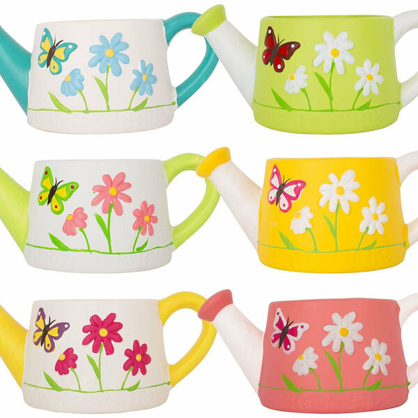 Кашпо GARDEN SHOW Лейка d9 h9 см керамическое в ассортименте