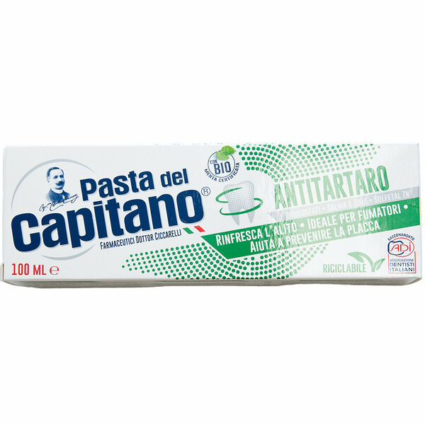 Зубная паста Pasta del Capitano от зубного камня для курящих
