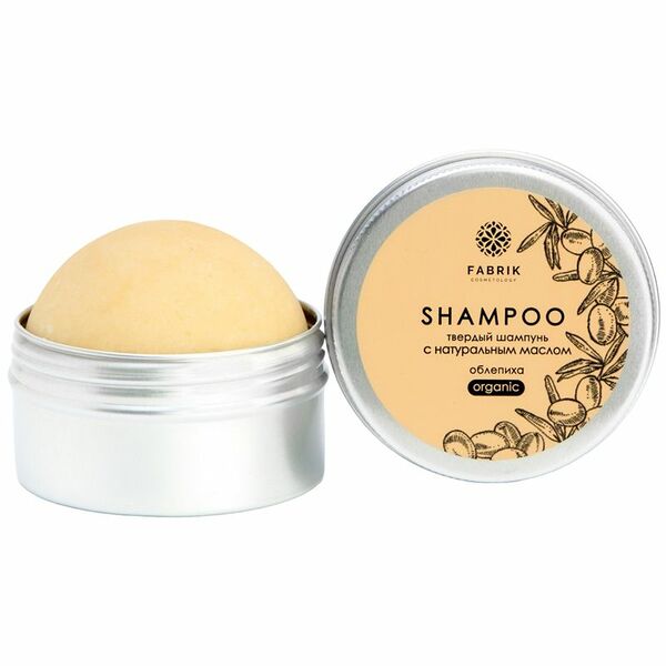 Шампунь Fabrik Cosmetology облепиха твердый с натуральным маслом, 55г