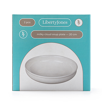 

Набор глубоких тарелок Liberty Jones Milky Cloud. 20 см, 2 шт.