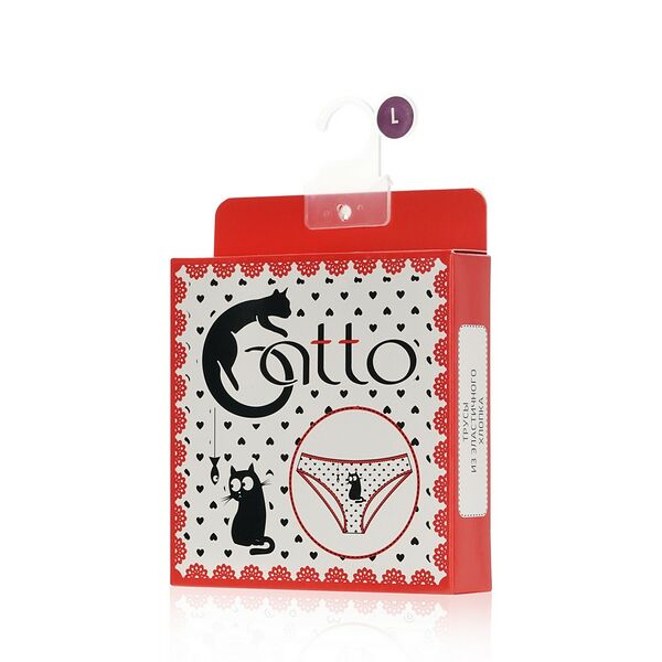 Женские трусы - слипы Atto Gatto Белый L